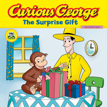 Paperback Curious George the Surprise Gift (Cgtv 8x8) Book