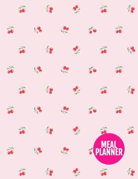 Meal Planner: Simple 52 Weeks Pages for Tracking and Planning your Meals, Grocery Shopping List, Food Planner Prep Book | Large 8.5 x 11 Inch | 110 Pages  - Cover Design BR 000240