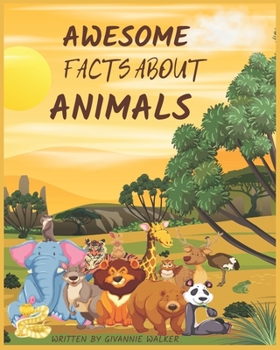 Paperback Awesome Facts About Animals [Large Print] Book