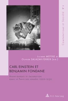 Paperback Carl Einstein et Benjamin Fondane [French] Book
