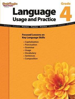 Paperback Language: Usage and Practice: Reproducible Grade 4 Book