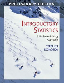 Paperback Introductory Statistics: A Problem-Solving Approach Book