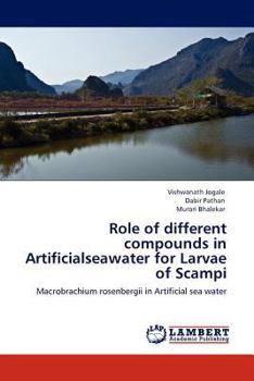 Paperback Role of different compounds in Artificialseawater for Larvae of Scampi Book