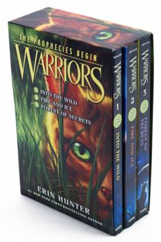 Paperback Warriors Box Set: Volumes 1 to 3: Into the Wild, Fire and Ice, Forest of Secrets Book