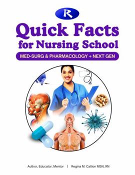 Perfect Paperback The ReMar Review Quick Facts for Nursing School: Med-Surg & Pharmacology Book