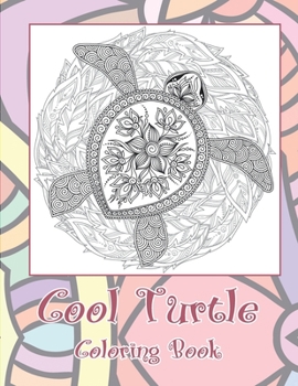 Paperback Cool Turtle - Coloring Book