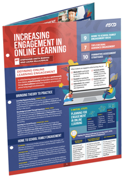 Misc. Increasing Engagement in Online Learning (Quick Reference Guide) Book