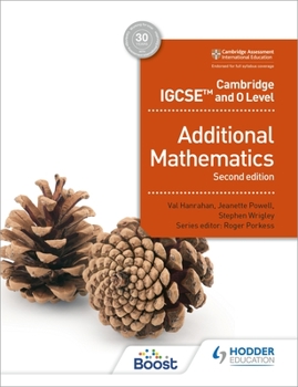 Paperback Cambridge Igcse and O Level Additional Mathematics Second Edition: Hodder Education Group Book