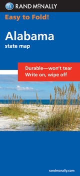 Map Rand McNally Easy to Fold: Alabama (Laminated Fold Map) Book