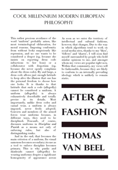 Hardcover After Fashion Book