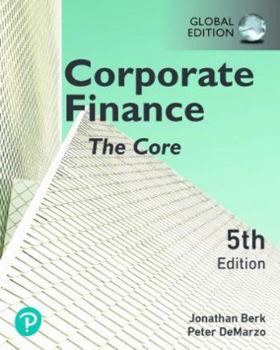 Paperback Corporate Finance: The Core, Global Edition Book