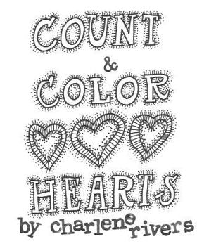 Paperback Count and Color Hearts Book