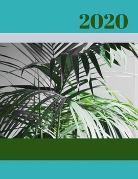 Paperback 2020: Palm Tree Planner Book