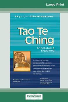 Paperback Tao Te Ching: Annotated & Explained (16pt Large Print Edition) Book