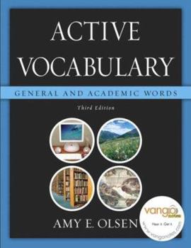 Paperback Active Vocabulary: General and Academic Words Book