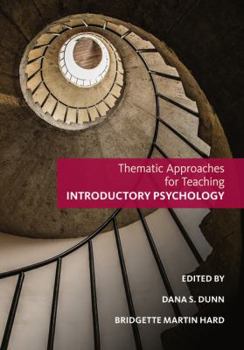 Paperback Thematic Approaches for Teaching Introductory Psychology Book