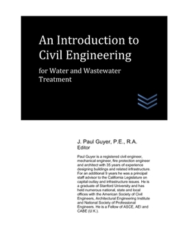 Paperback An Introduction to Civil Engineering for Water and Wastewater Treatment Book