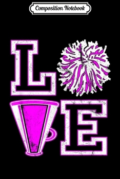Composition Notebook: Love Cheer s For n Girls Cheerleader  Journal/Notebook Blank Lined Ruled 6x9 100 Pages
