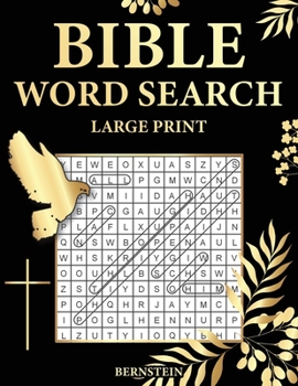 Paperback Bible Word search Large Print: 100 Extra Large Bible Word Search Puzzles [Large Print] Book