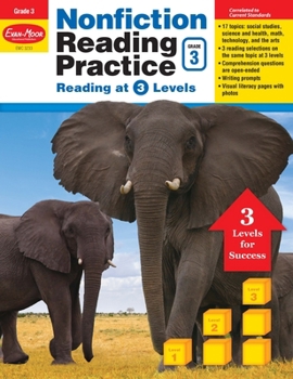 Paperback Nonfiction Reading Practice, Grade 3 Teacher Resource Book
