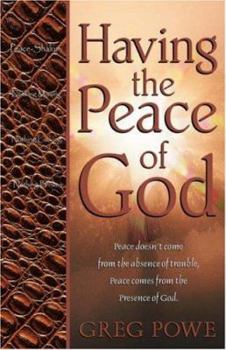 Paperback Having the Peace of God Book