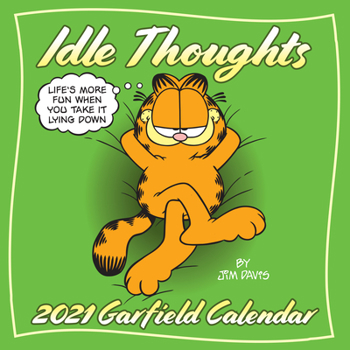 Calendar Garfield 2021 Wall Calendar: Idle Thoughts Book