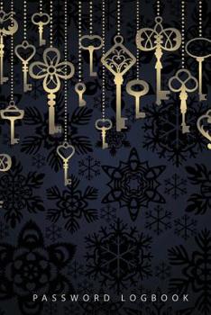 Paperback Password Logbook: Internet Password Organizer with Tabs Personalized, Password Keeper, Book to Organize Logins, Website Organizer (Inter Book