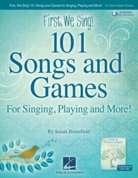 Paperback First We Sing! 101 Songs & Games: For Singing, Playing, and More! by Susan Brumfield - Book with Online Audio Book