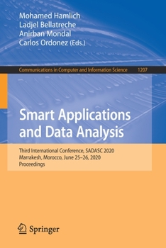 Paperback Smart Applications and Data Analysis: Third International Conference, Sadasc 2020, Marrakesh, Morocco, June 25-26, 2020, Proceedings Book