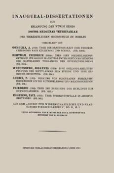 Paperback Über Die Brauchbarkeit Der Trockennährböden Nach Kuczynski Und Ferner [German] Book