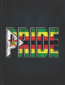 Pride: Zimbabwe Heritage Gift for Zimbabwean Coworker from Harare  Undated Planner Daily Weekly Monthly Calendar Organizer Journal