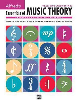 Paperback Alfred's Essentials of Music Theory: Teacher's Answer Key Book