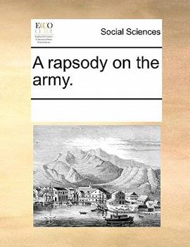 Paperback A Rapsody on the Army. Book