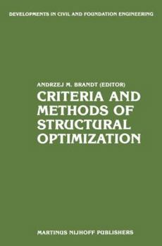 Paperback Criteria and Methods of Structural Optimization Book