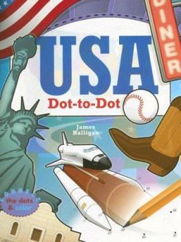 Paperback USA Dot-To-Dot Book