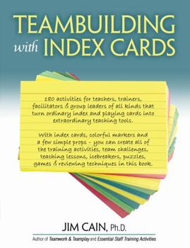 Paperback Teambuilding with Index Cards Book