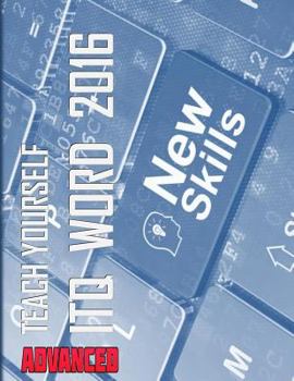 Paperback Teach Yourself ITQ Advanced Word 2016 Book