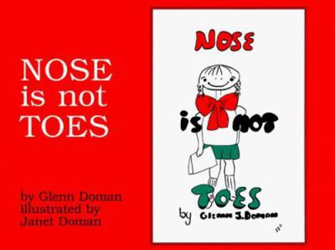 Paperback Nose Is Not Toes [Large Print] Book