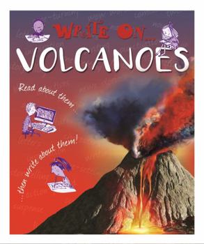 Hardcover Write On: Volcanoes Book