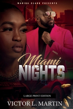 Paperback Miami Nights [Large Print] Book