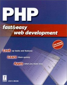 Paperback PHP Fast & Easy Web Development W/CD [With CDROM] Book