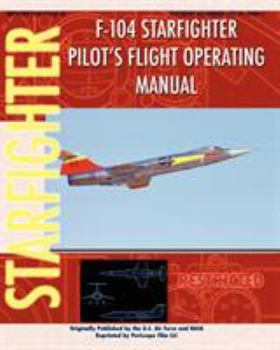Paperback F-104 Starfighter Pilot's Flight Operating Instructions Book