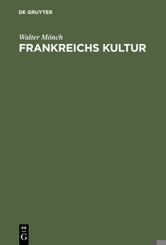 Hardcover Frankreichs Kultur [German] Book