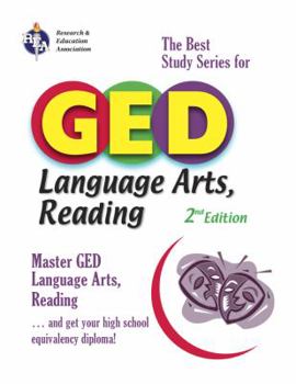 Paperback GED Language Arts, Reading: The Best Study Series for GED Book