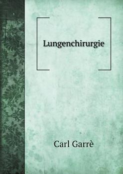 Paperback Lungenchirurgie [German] Book