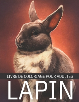 Coniglio: libro da colorare per adulti: Coniglietto da colorare per adulti per alleviare lo stress e rilassarsi.