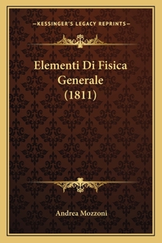 Paperback Elementi Di Fisica Generale (1811) [Italian] Book