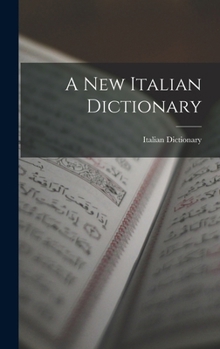 Hardcover A New Italian Dictionary Book