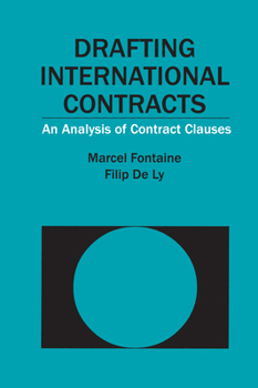 Hardcover Drafting International Contracts: An Analysis of Contract Clauses Book