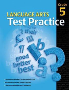 Paperback Language Arts Test Practice Student Edition, Consumable Grade 5 Book